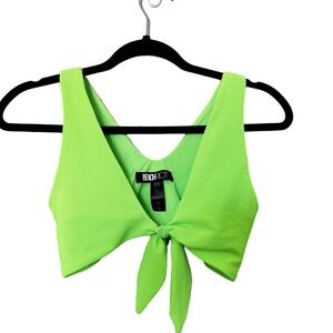Beach Riot Lime Green Bikini Top